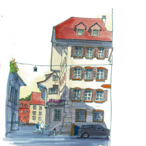 Blick in die Marktgasse Richtung Thutplatz Zofingen