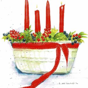 Weihnachtskarte Gugelhupf
