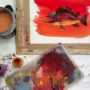 Aljosha Blau- Workshop zum Thema: "Federn, Schuppen und Barthaare: Tierbilder mit Gouache" 31.Mai & 1. Juni 2025